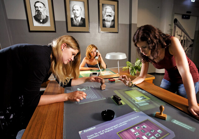 Udstilling i DDR museum i Berlin